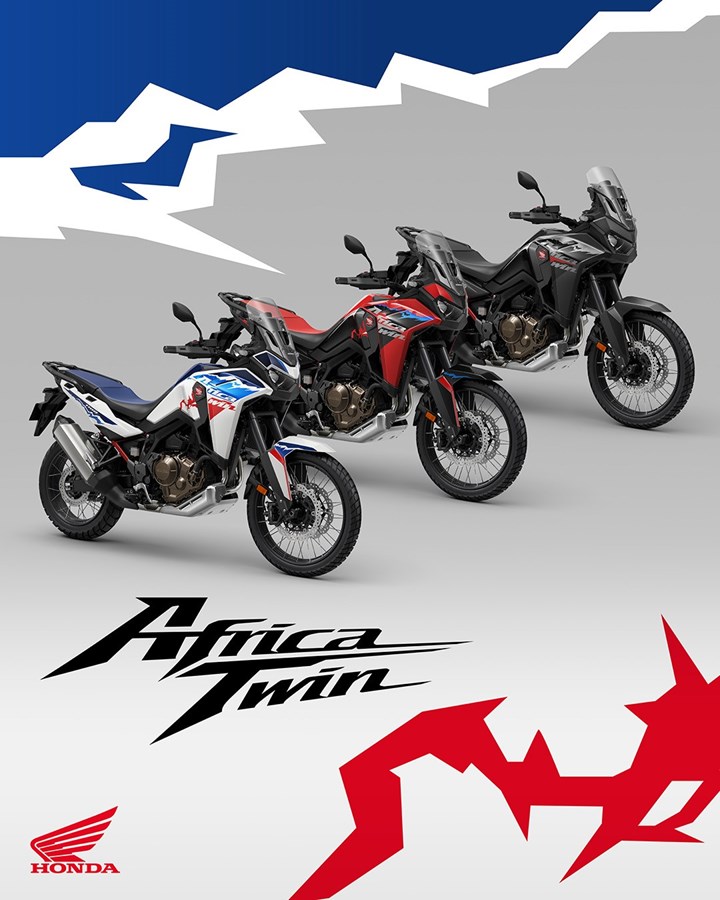 Honda: Ανανεωμένη εμφάνιση για τα μοντέλα 25YM CRF1100L Africa Twin