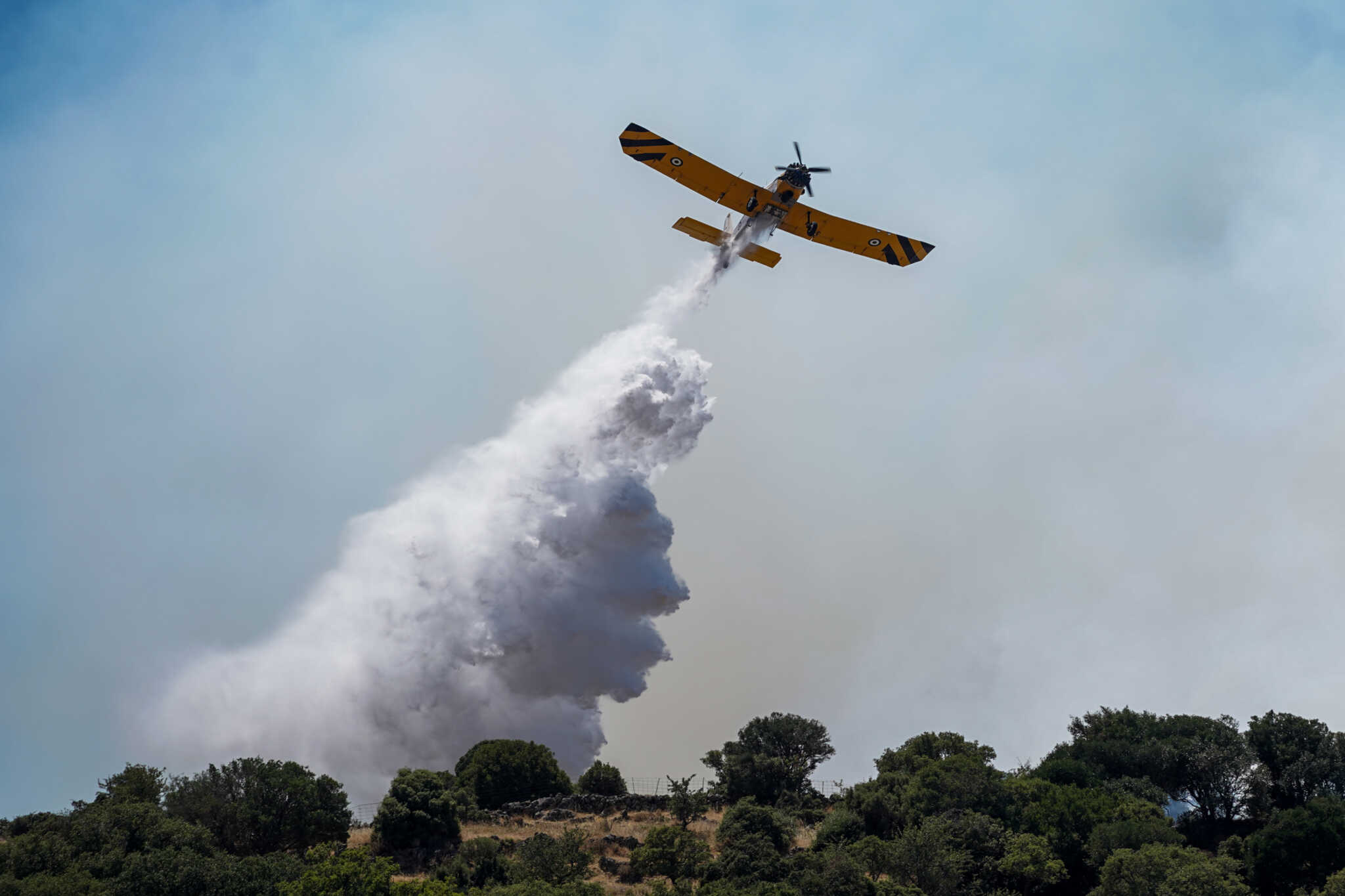 Φωτιά στη Ζάκυνθο στην περιοχή Μουζάκι: Επιχειρούν 7 αεροσκάφη