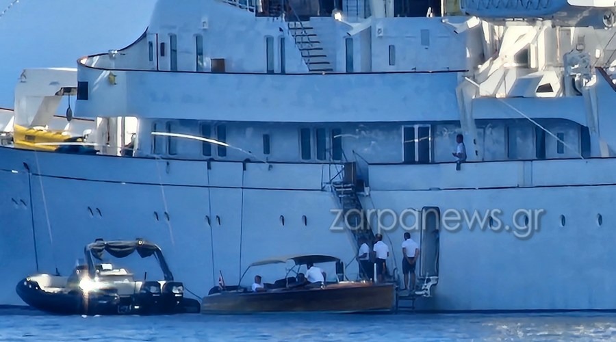 Στα Χανιά η θρυλική θαλαμηγός του Αριστοτέλη Ωνάση «Christina O» - Δείτε φωτογραφίες