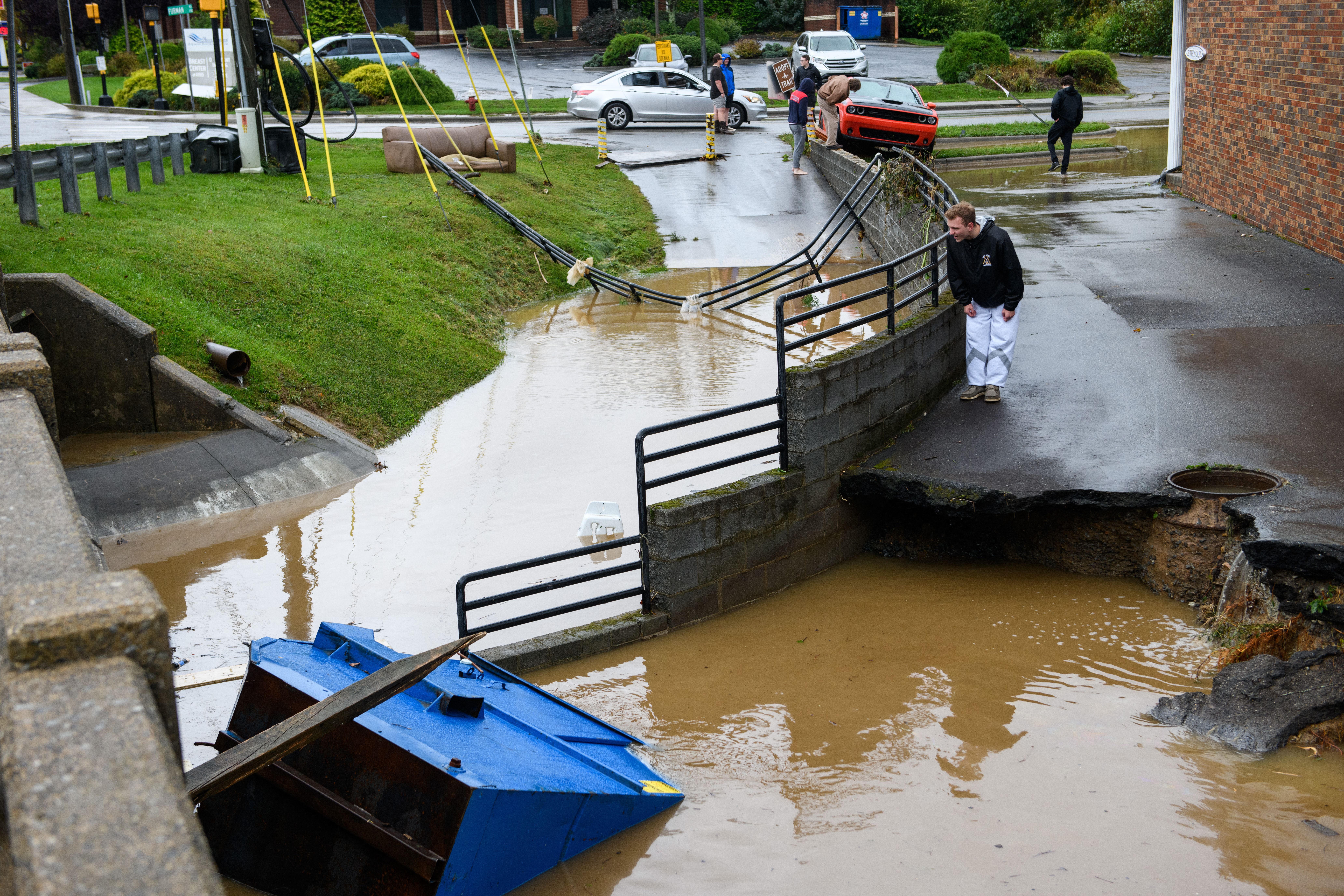 Hurricane Helene Storm System Causes Flooding In North Carolina Τουλάχιστον 44 νεκροί από το πέρασμα του τυφώνα Ελίν στις ΗΠΑ
