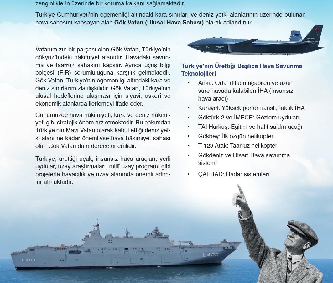 Η «γαλάζια πατρίδα» στα βιβλία της Γεωγραφίας στην 9η τάξη των τουρκικών σχολείων – Αναλυτικά η ύλη 5 Η «γαλάζια πατρίδα» στα βιβλία της Γεωγραφίας στην 9η τάξη των τουρκικών σχολείων – Αναλυτικά η ύλη