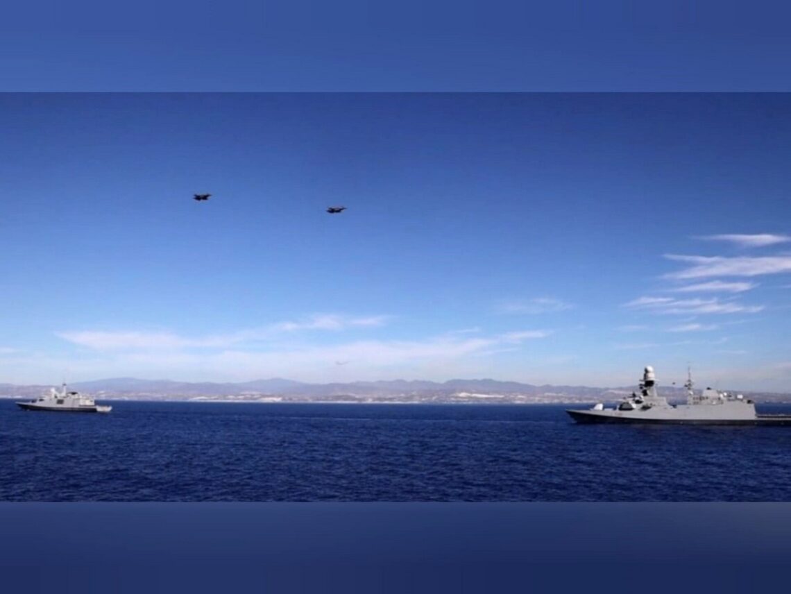 EUNOMIA 5-24: Ολοκληρώθηκε η τετραμερής αεροναυτική άσκηση στην ανατολική Μεσόγειο