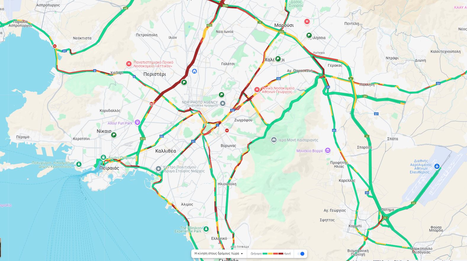 Κίνηση στους δρόμους: Μποτιλιάρισμα στον Κηφισό, καθυστερήσεις στην Αττική Οδού – Πού αλλού εντοπίζονται προβλήματα 2 Κίνηση στους δρόμους: Μποτιλιάρισμα στον Κηφισό, καθυστερήσεις στην Αττική Οδού – Πού αλλού εντοπίζονται προβλήματα