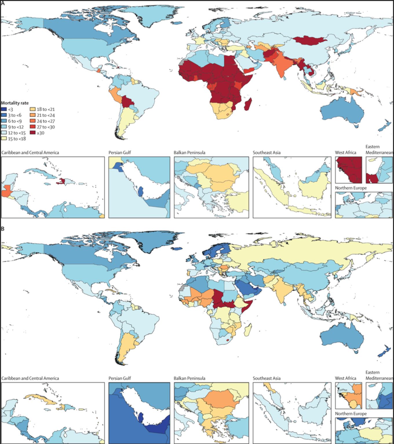 map_lancet Έρευνα: Πάνω από 39 εκατ. άνθρωποι μπορεί να πεθάνουν από λοιμώξεις ανθεκτικές στα αντιβιοτικά έως το 2050