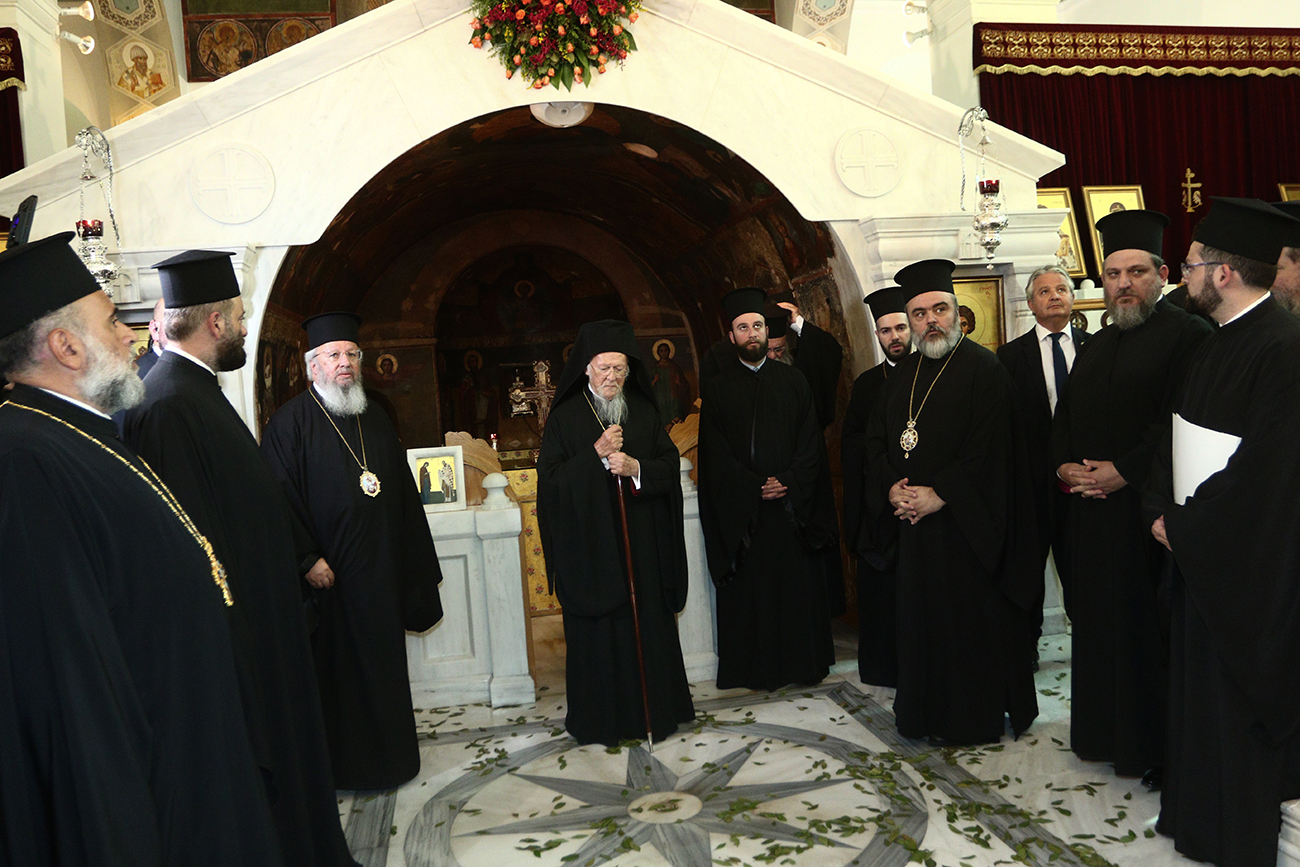 Ο Οικουμενικός Πατριάρχης στο Οικοτροφείο της Αποστολικής Διακονίας στην Αγία Βαρβάρα 4 Ο Οικουμενικός Πατριάρχης στο Οικοτροφείο της Αποστολικής Διακονίας στην Αγία Βαρβάρα