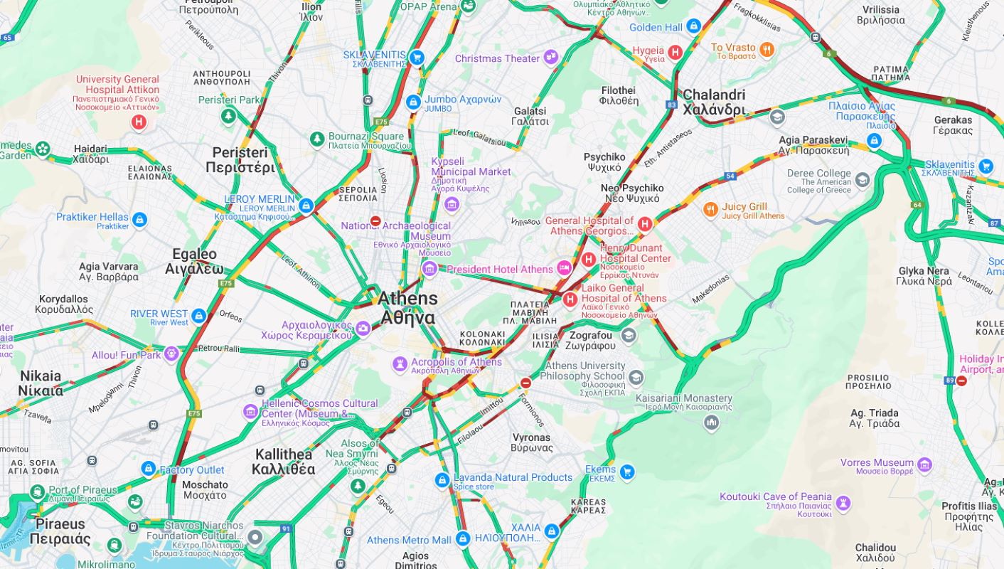 Απροσπέλαστος ο Κηφισός, σοβαρές καθυστερήσεις στην Αττική Οδό - Στα «κάγκελα» οι οδηγοί 2 Απροσπέλαστος ο Κηφισός, σοβαρές καθυστερήσεις στην Αττική Οδό - Στα «κάγκελα» οι οδηγοί
