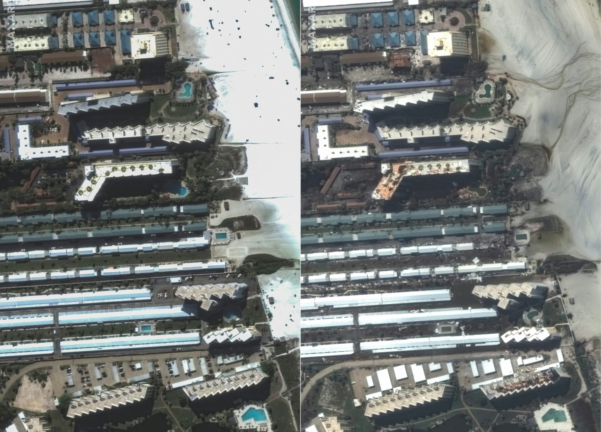 Πώς κατέγραψαν το πέρασμα του τυφώνα «Μίλτον» οι δορυφόροι – Eντυπωσιακές εικόνες από ψηλά