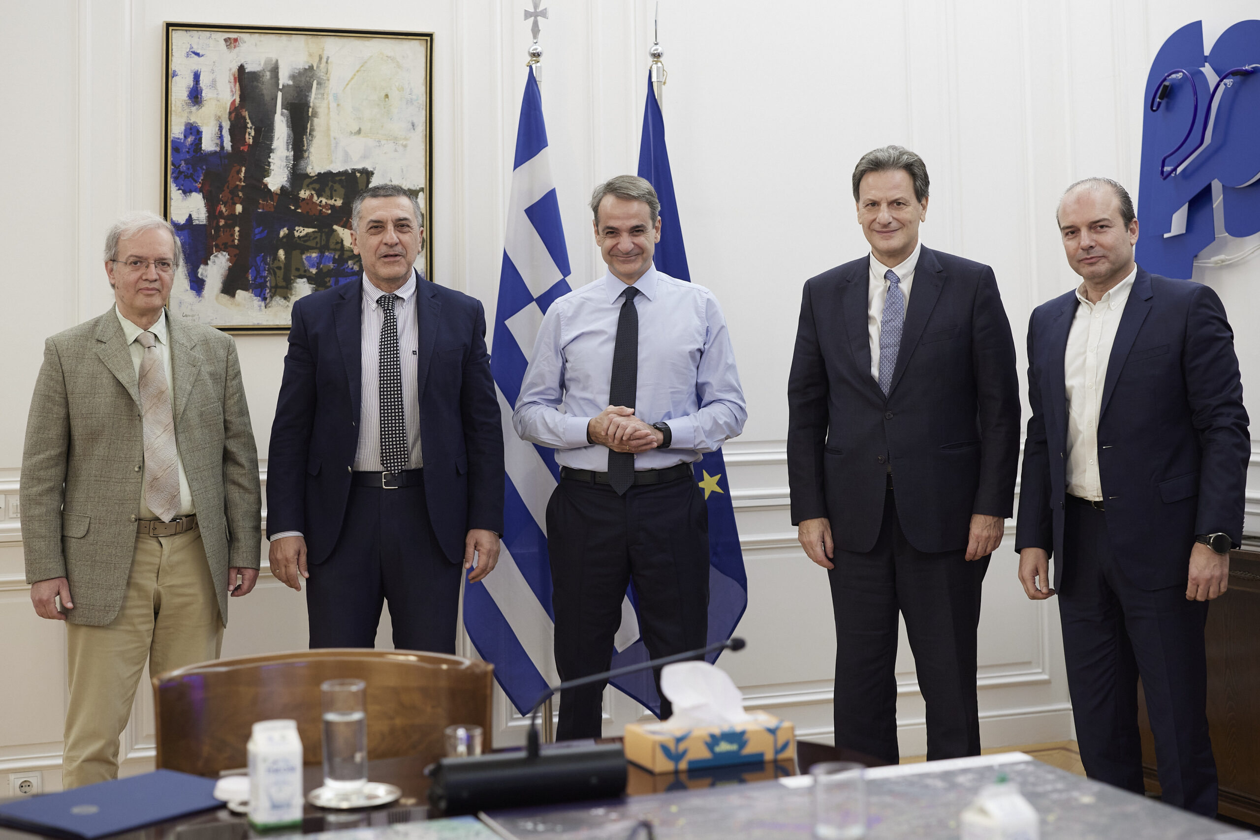 Σύσκεψη υπό τον Πρωθυπουργό Κυριάκο Μητσοτάκη για την ενίσχυση του Οργανισμού Διαχείρισης Υδάτων Θεσσαλίας