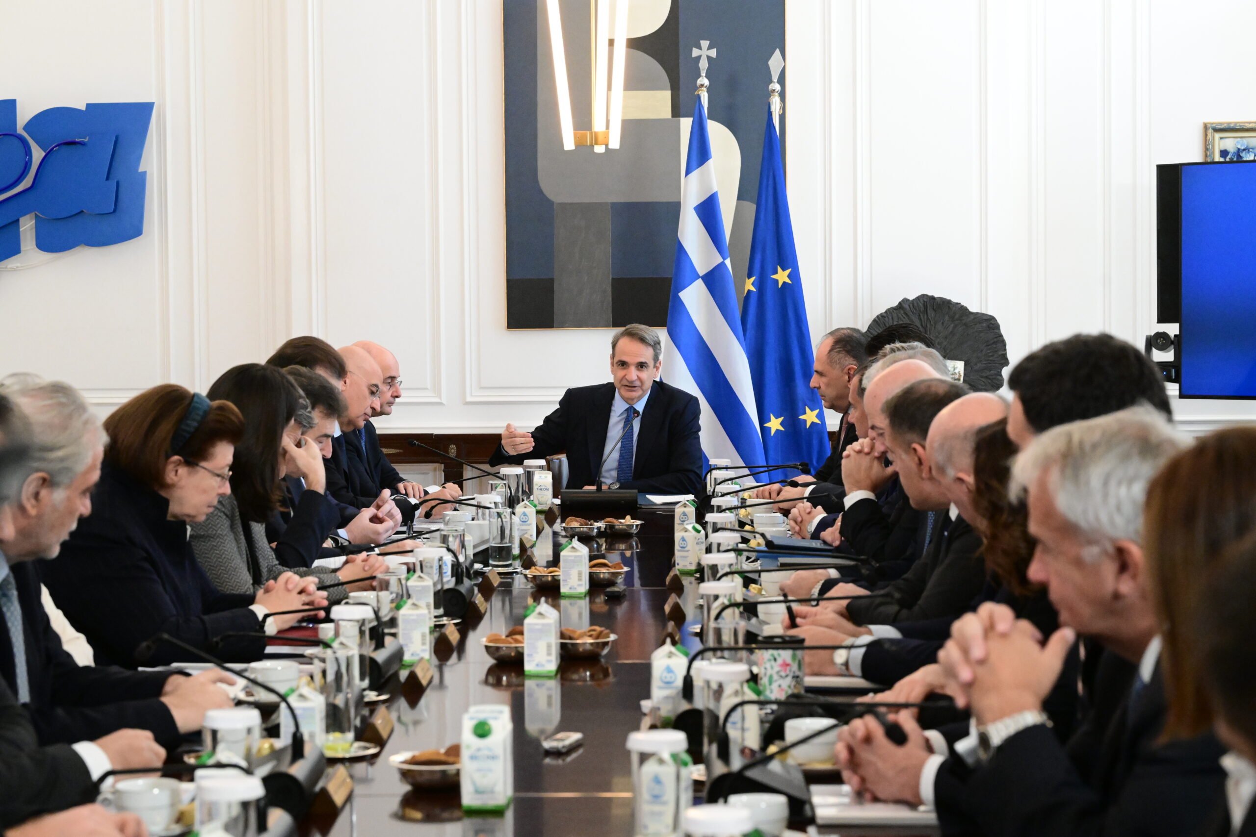 Η ομιλία του Πρωθυπουργού πριν από λίγο στο κυβερνητικό συμβούλιο