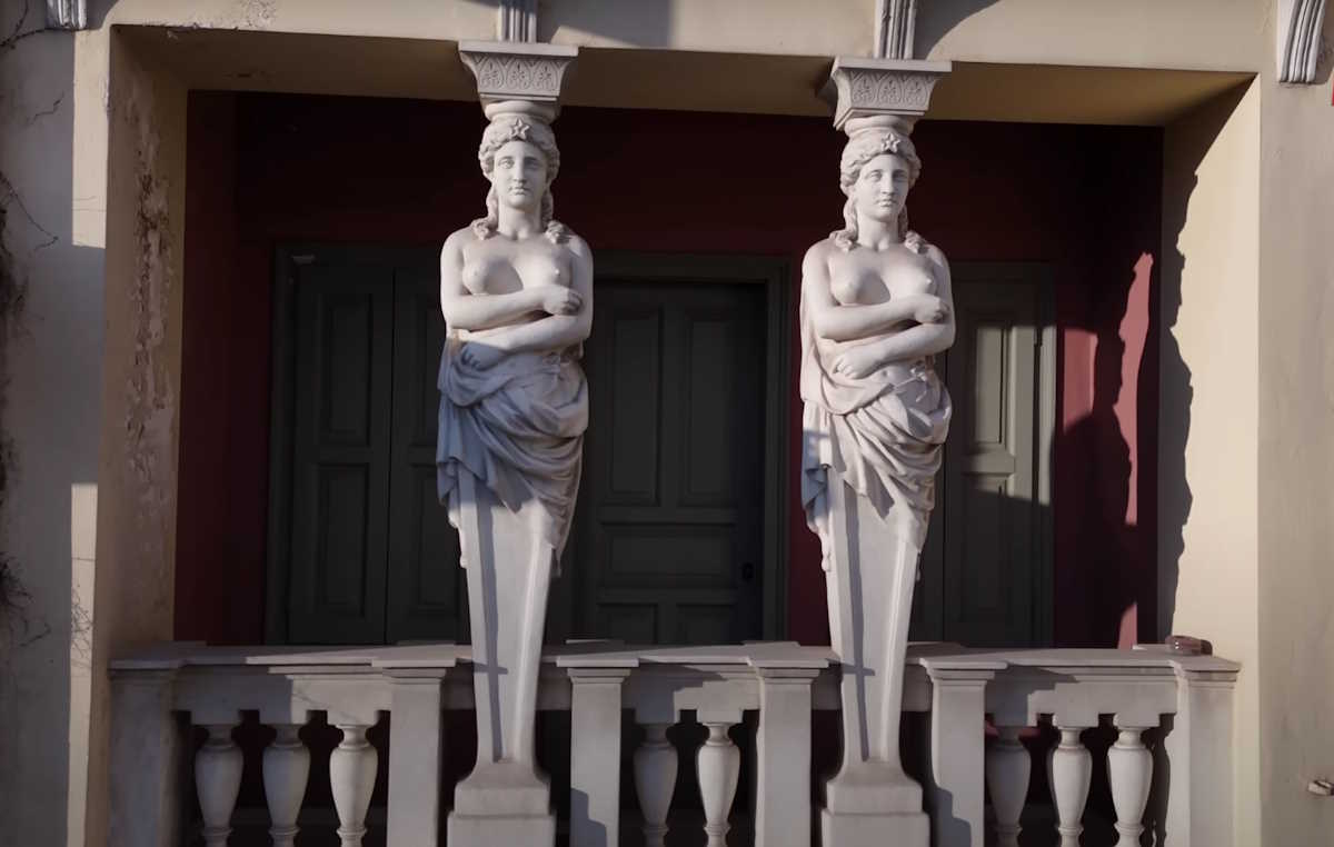 Το κτίριο με τις Καρυάτιδες – Το κρυφό αρχιτεκτονικό αριστούργημα στην καρδιά της Αττικής