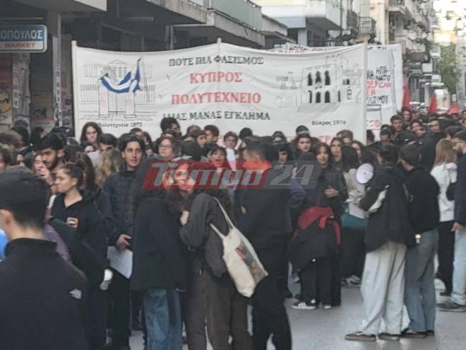 Δύο συγκεντρώσεις στην Πάτρα για την επέτειο της εξέγερσης του Πολυτεχνείου 14 Δύο συγκεντρώσεις στην Πάτρα για την επέτειο της εξέγερσης του Πολυτεχνείου