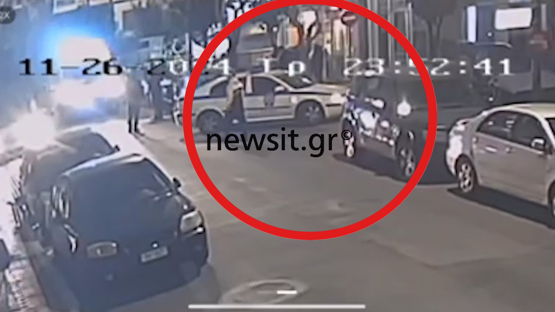 Βίντεο καταγραφής λίγο μετά τους πυροβολισμούς στον 43χρονο ταξιτζή στον Βύρωνα