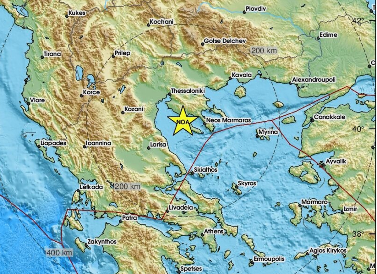 Ισχυρή δόνηση 4,2 ρίχτερ συγκλόνισε τη Χαλκιδική