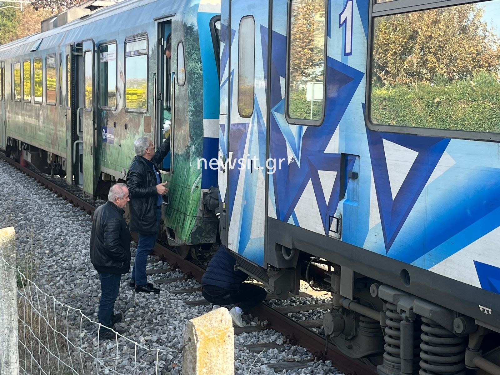 Απεικόνιση της σχεδόν σύγκρουσης των δύο τρένων στην Πιερία 12 Απεικόνιση της σχεδόν σύγκρουσης των δύο τρένων στην Πιερία