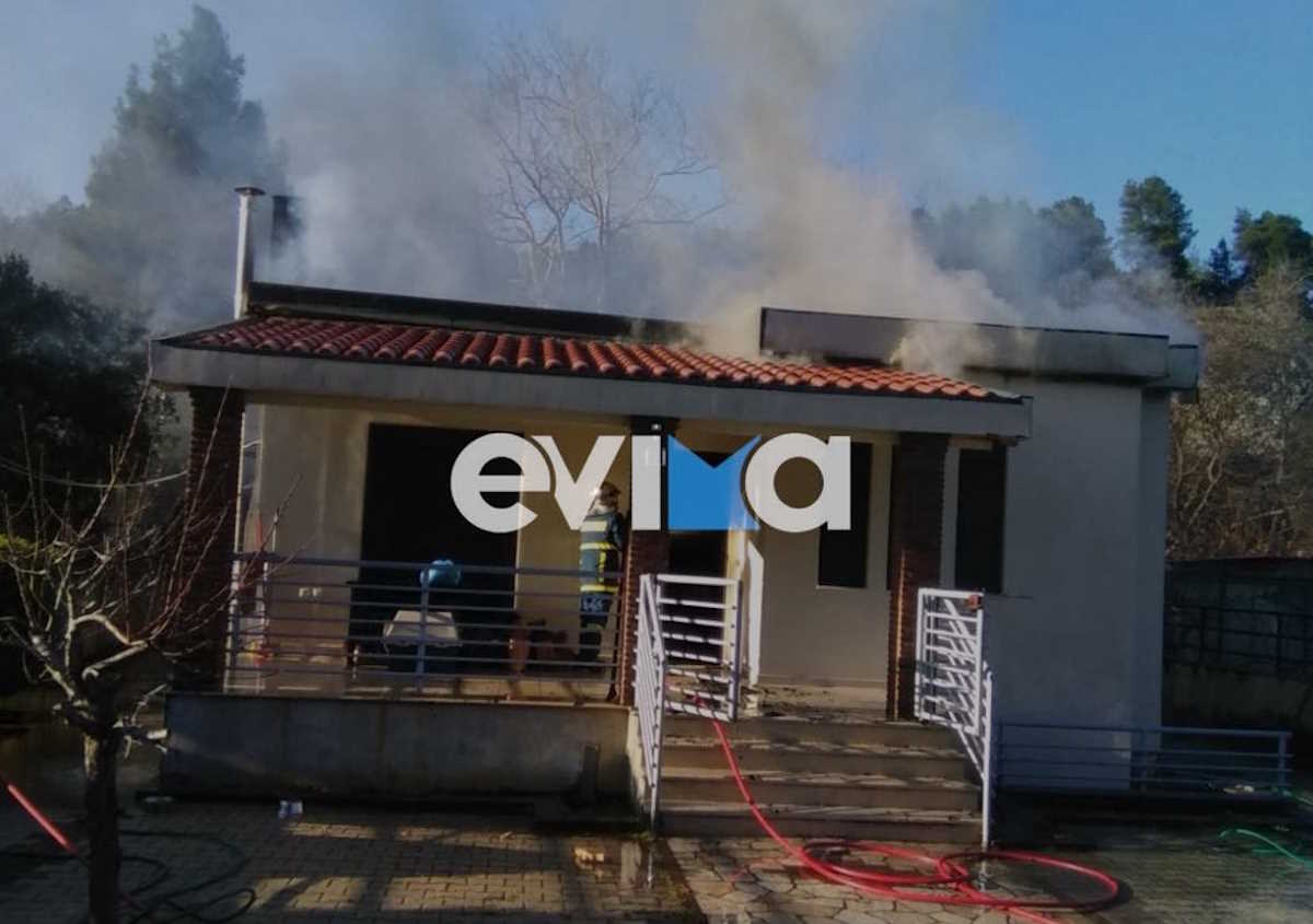 Εύβοια: Πυρκαγιά σε κατοικία στην περιοχή Πήλι