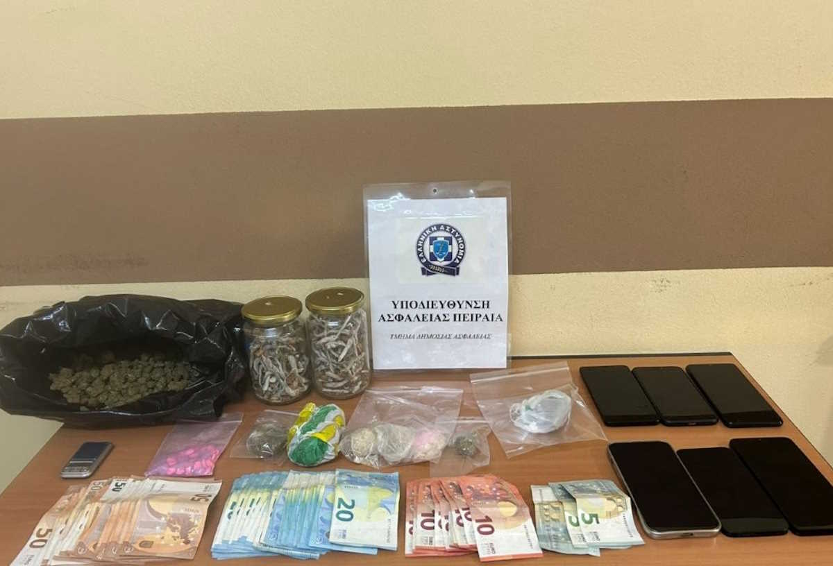 Πειραιάς: «Ξεδοντιάστηκε» σπείρα που διακινούσε ναρκωτικά – Πέντε συλλήψεις