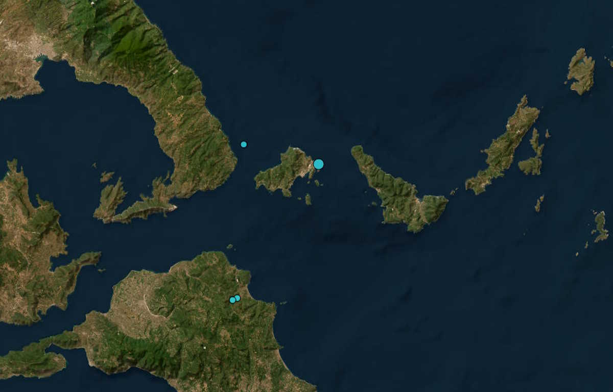 Σεισμός 3,4 Ρίχτερ στη Σκιάθο – 13,4 χιλιόμετρα βάθος εστιακού