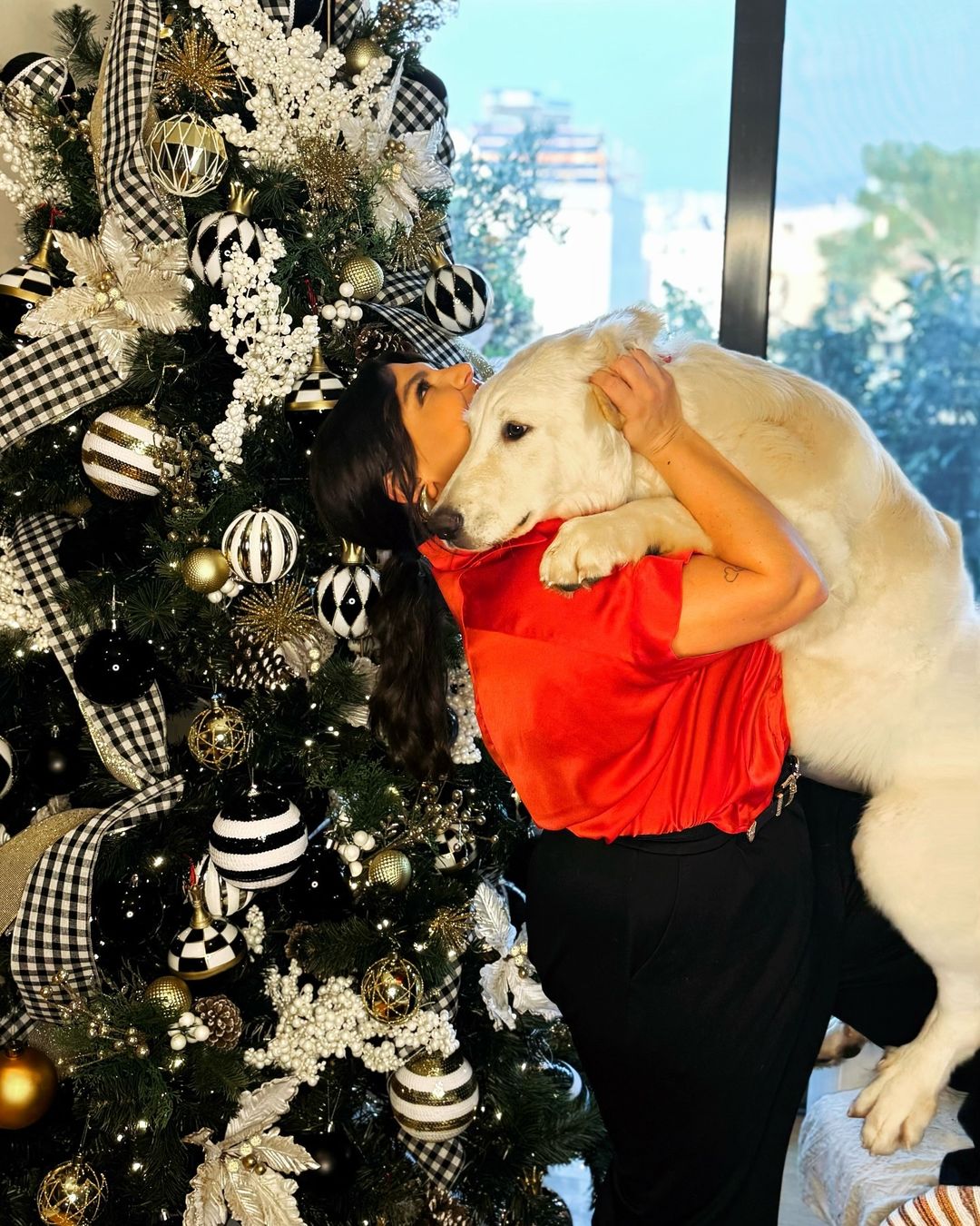 Δανάη Μπάρκα: Οι εικόνες από το χριστουγεννιάτικο δέντρο στο σπίτι της – «Θα το κρατήσω έως τον Μάρτιο»