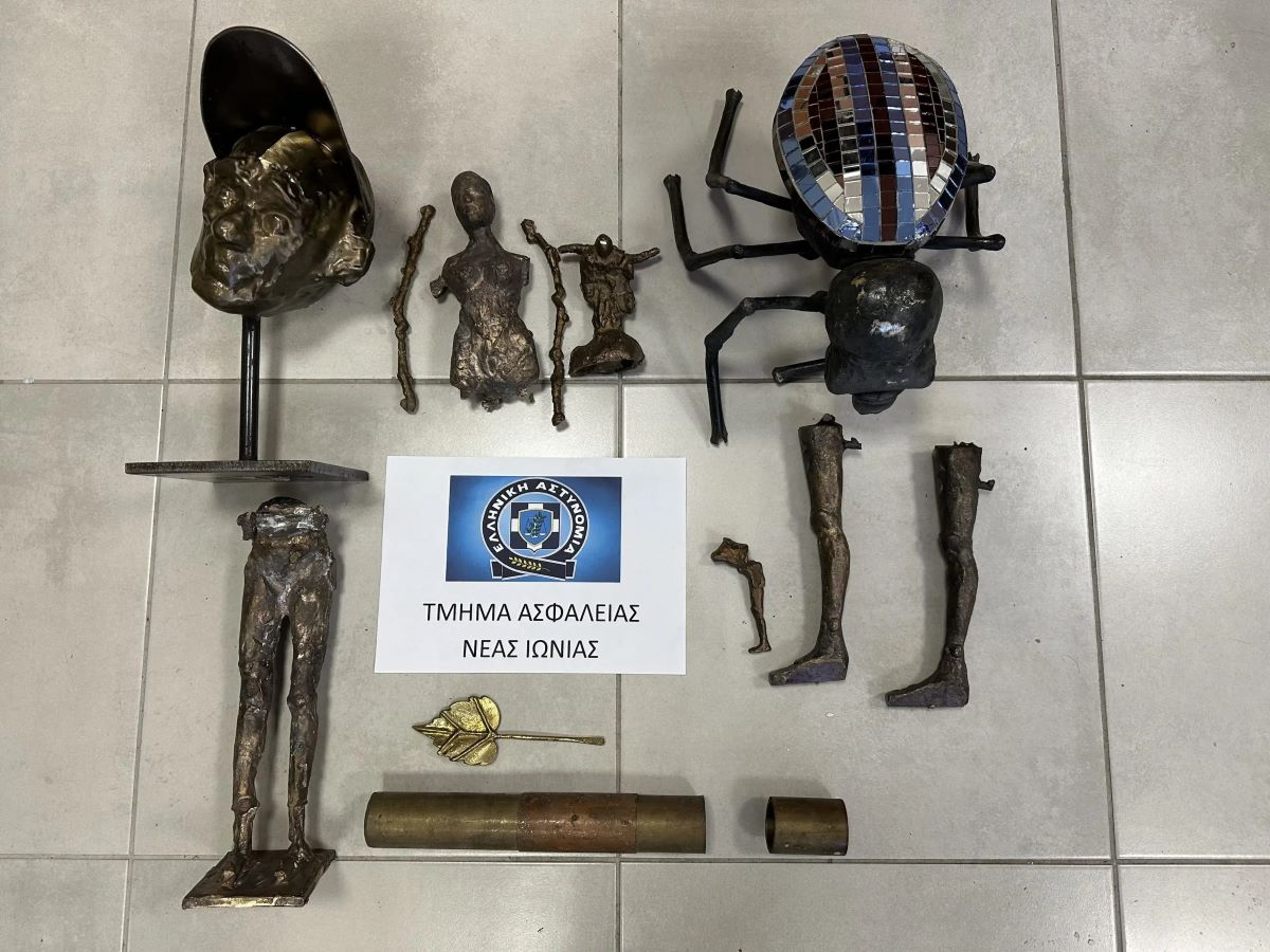 Νέα Ιωνία: Δίδυμο διαρρηκτών «συνελήφθη» στα πράσα την ώρα που άρπαζε έργα τέχνης αξίας άνω των 300.000 ευρώ