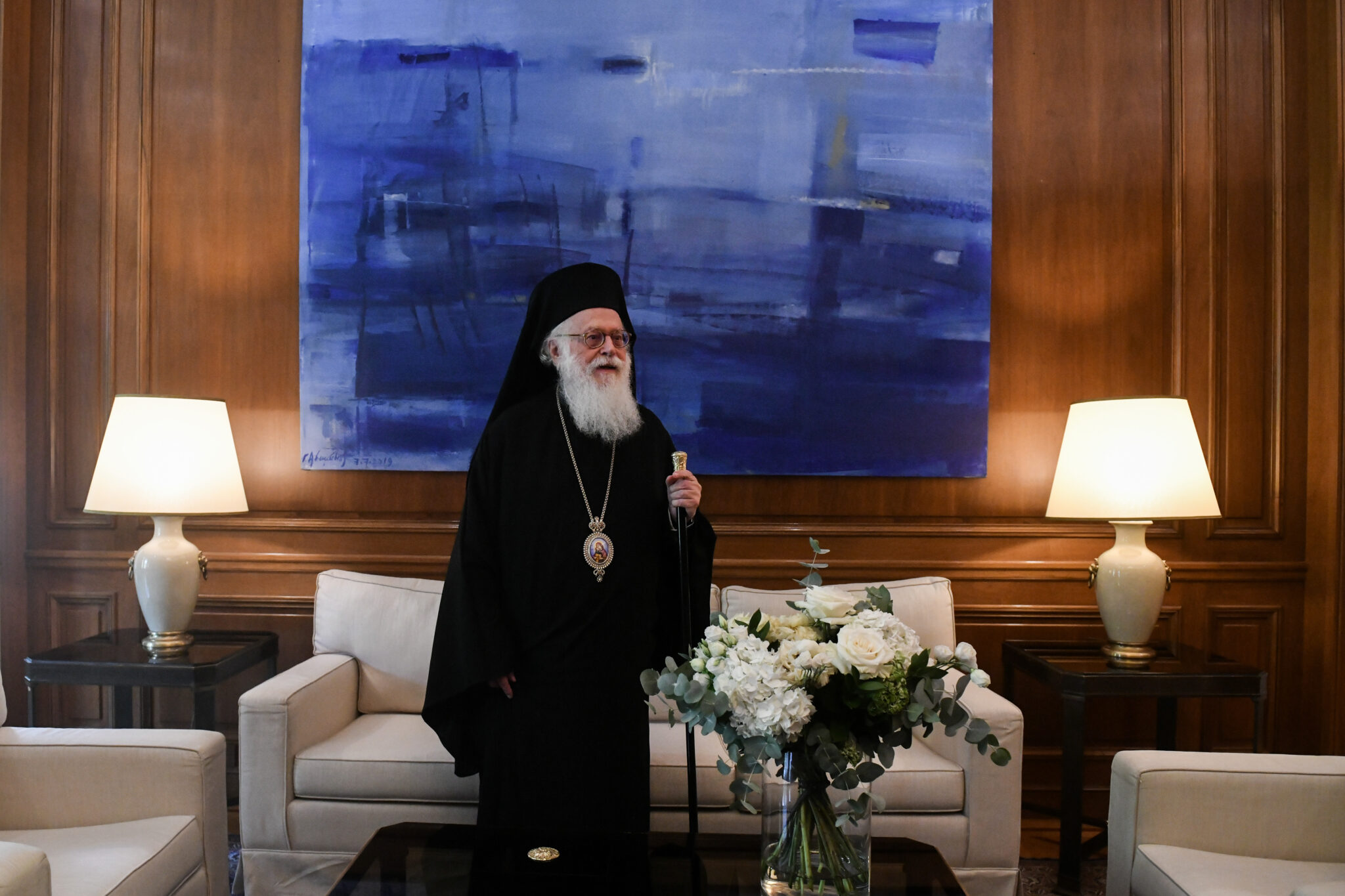 Αρχιεπίσκοπος Αναστάσιος: Διατηρείται διασωληνωμένος στον Ευαγγελισμό και υπό αυστηρή ιατρική παρακολούθηση