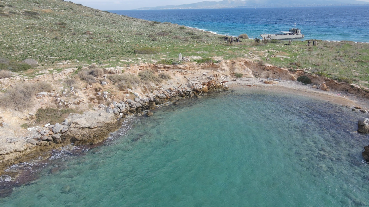 Ρόδος: Βρέθηκε νάρκη θάλασσας στην παραλία Φαληράκι