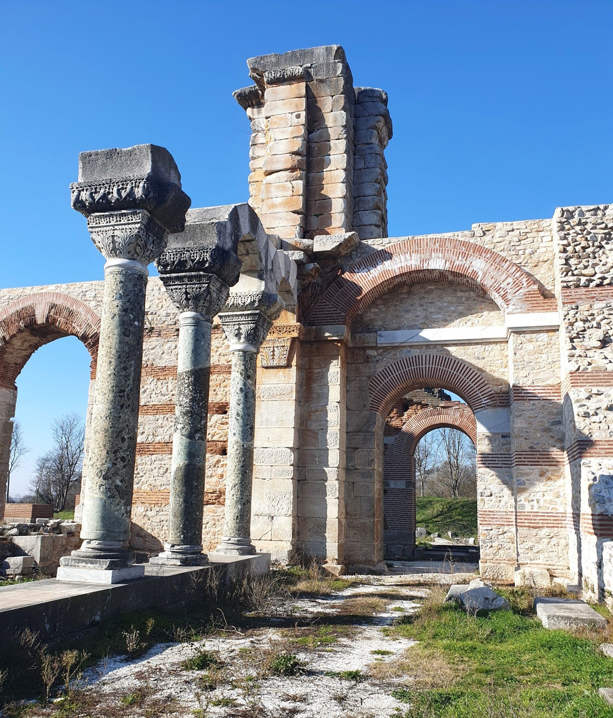 Καβάλα: Αναστήθηκε τμήμα της Βασιλικής Β’ των Φιλίππων, από τα πιο λαμπρά οικοδομήματα της πόλης