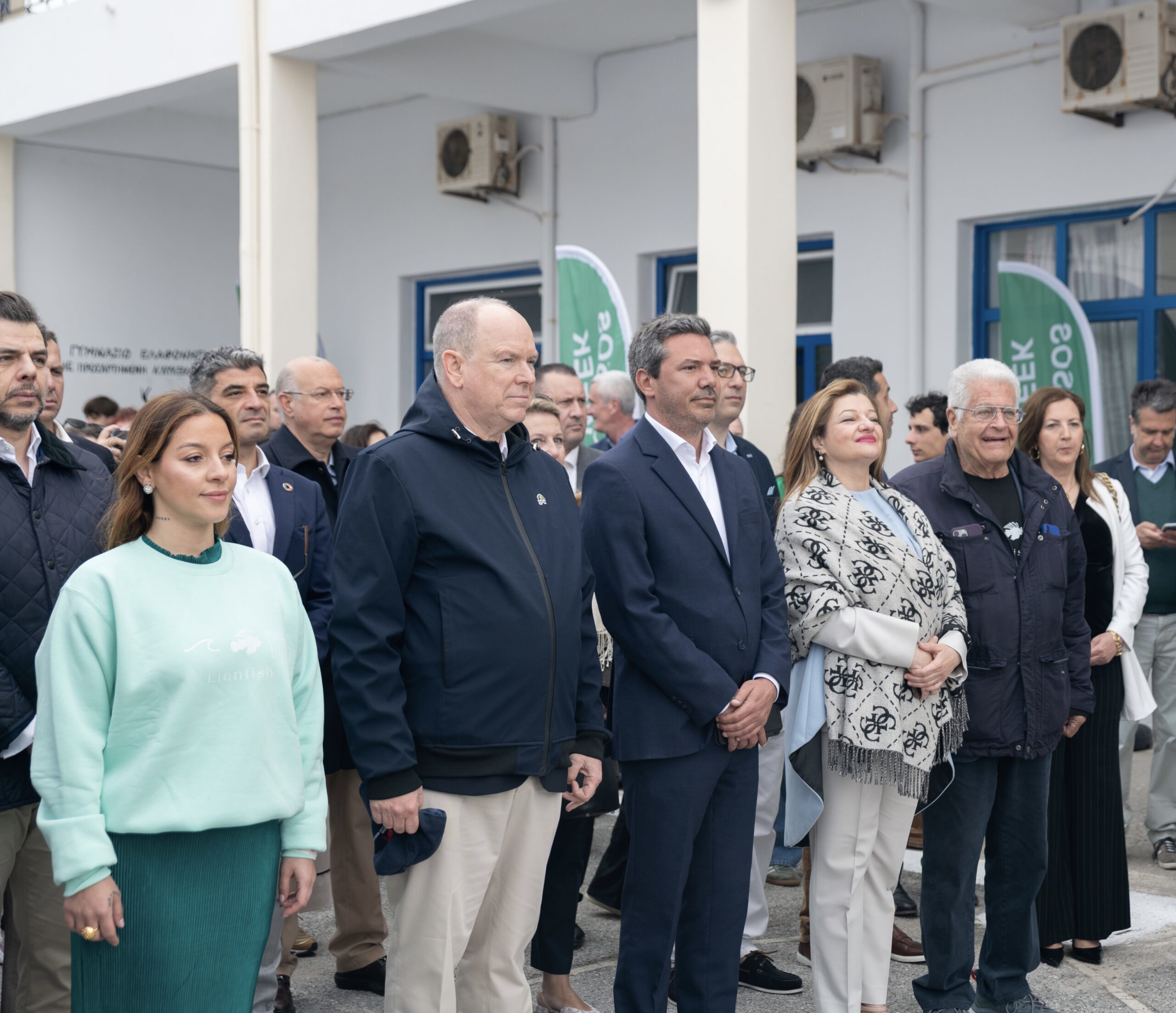 Ο Πρίγκιπας Αλβέρτος του Μονακό στην Ελαφόνησο
