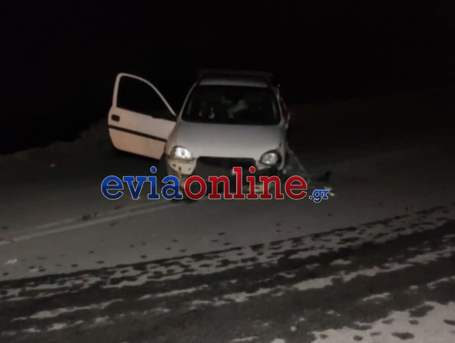 Τροχαίο δυστύχημα στην Κάρυστο