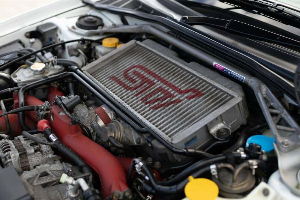 Σπάνιο Subaru Impreza STI S203 λευκό σαν χιόνι