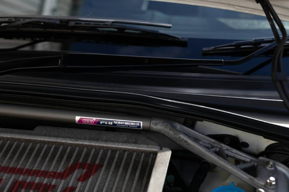 Σπάνιο Subaru Impreza STI S203 λευκό σαν χιόνι