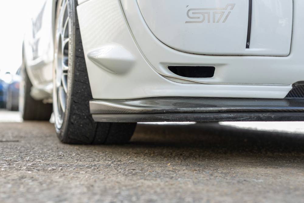 Σπάνιο Subaru Impreza STI S203 λευκό σαν χιόνι