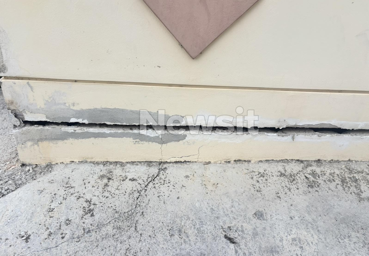 Ρωγμές σε σπίτια στις Βούτες Ηρακλείου
