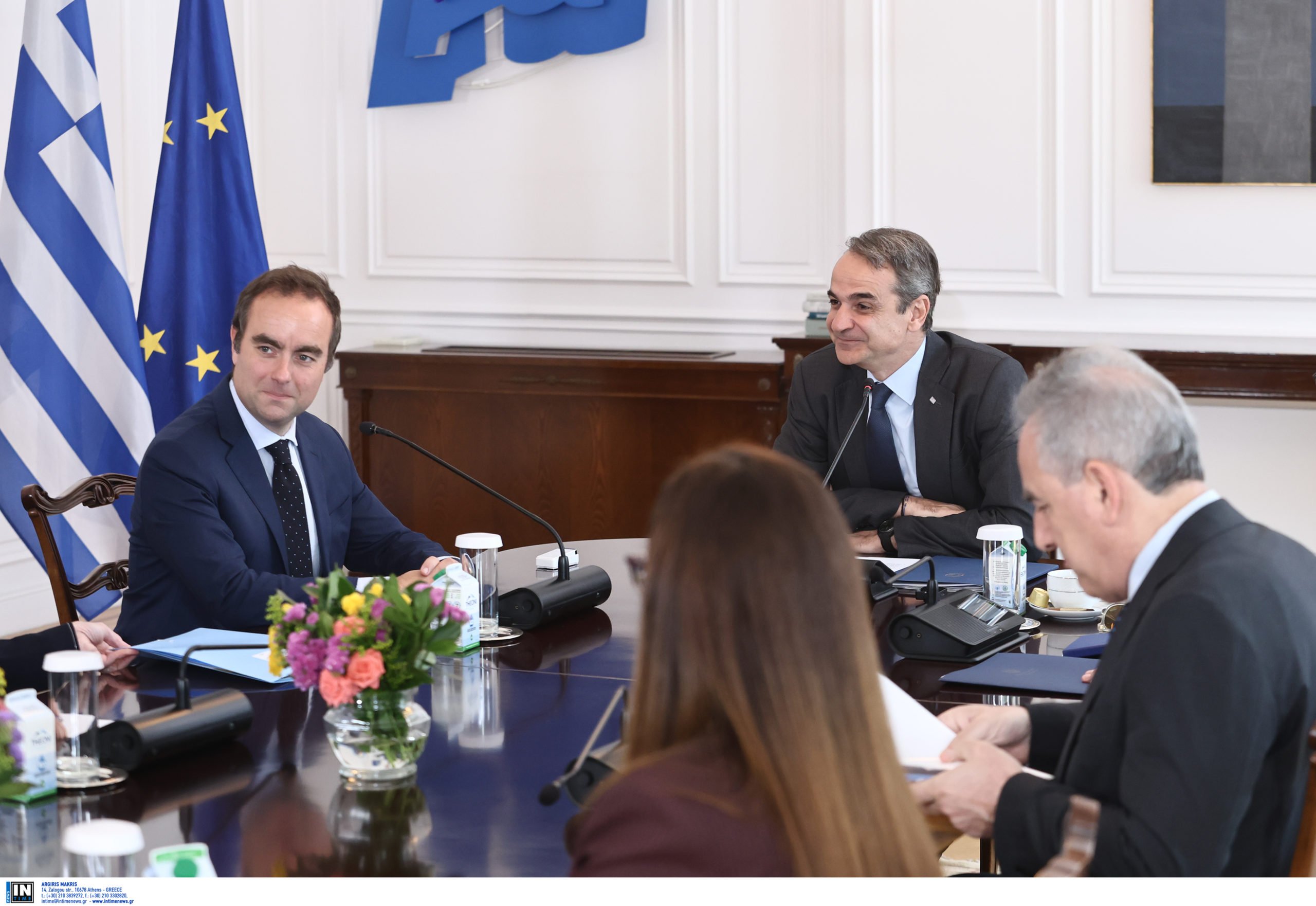 Μητσοτάκης προς Λεκορνί: Κρίσιμη η στρατηγική συνεργασία Ελλάδας-Γαλλίας