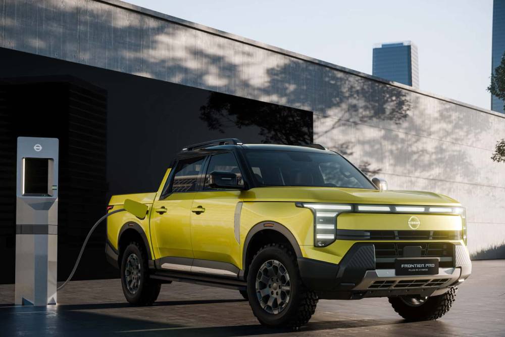 Νέο Nissan Frontier PHEV δείχνει το νέο Navara
