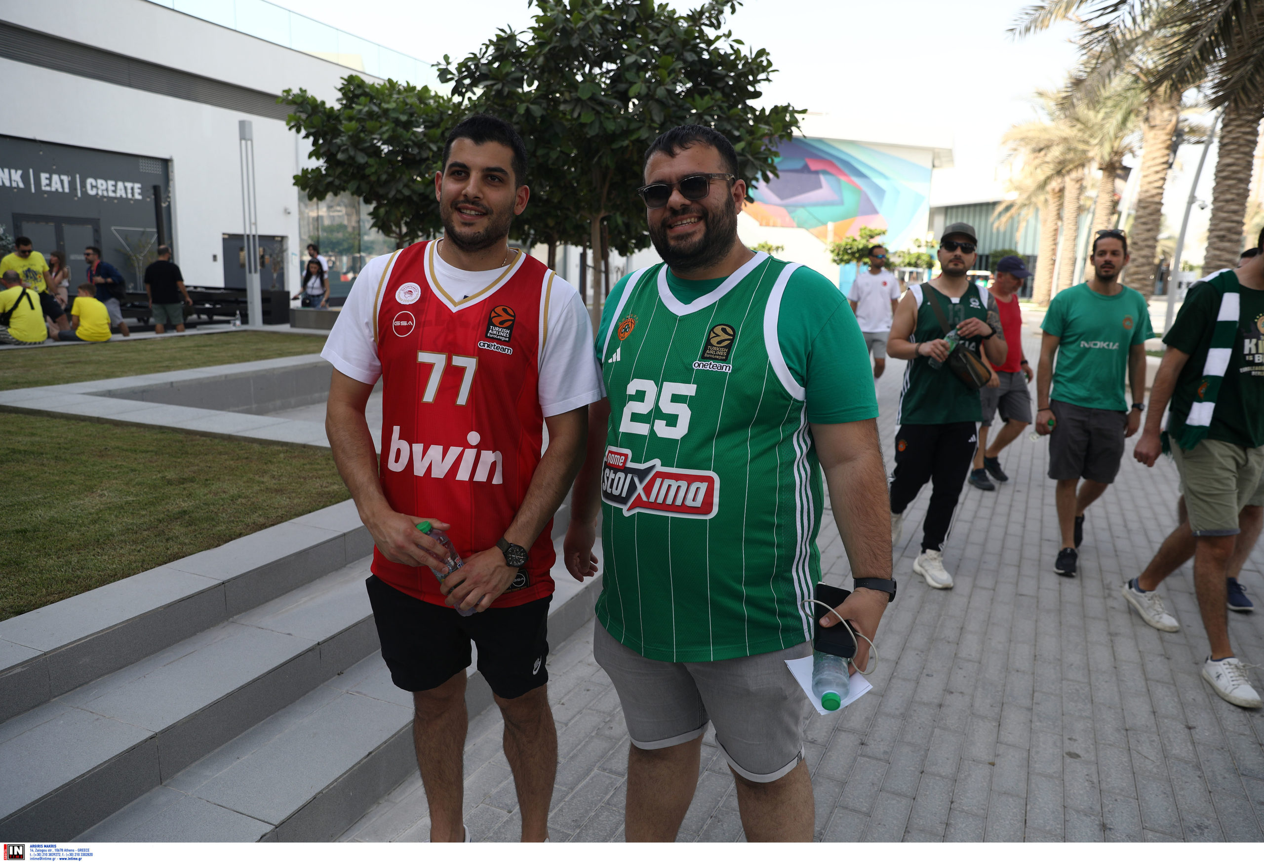 Ολυμπιακός, Παναθηναϊκός, Φίλαθλοι, Euroleague, Final 4, Άμπου Ντάμπι