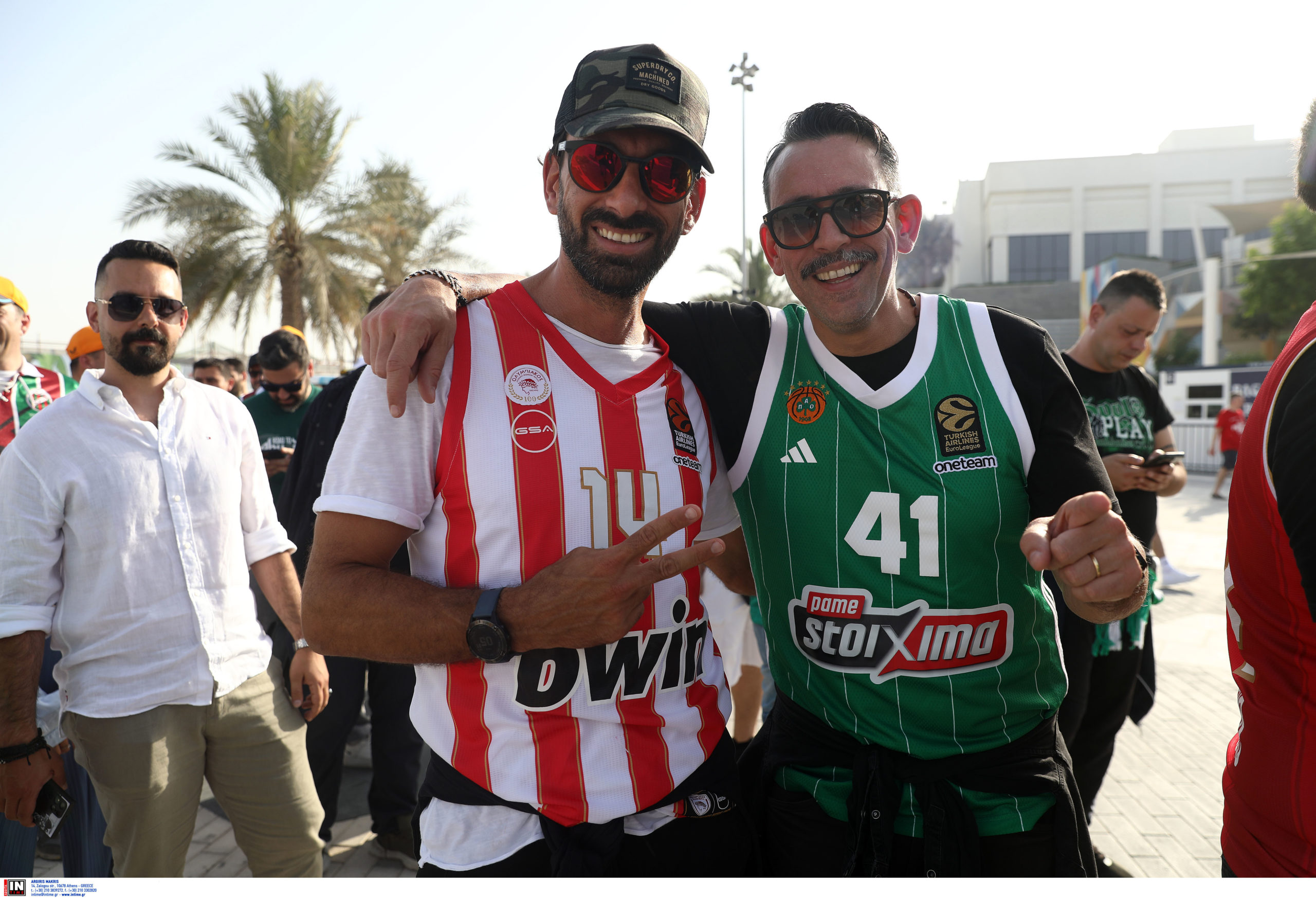 Ολυμπιακός, Παναθηναϊκός, Φίλαθλοι, Euroleague, Final 4, Άμπου Ντάμπι