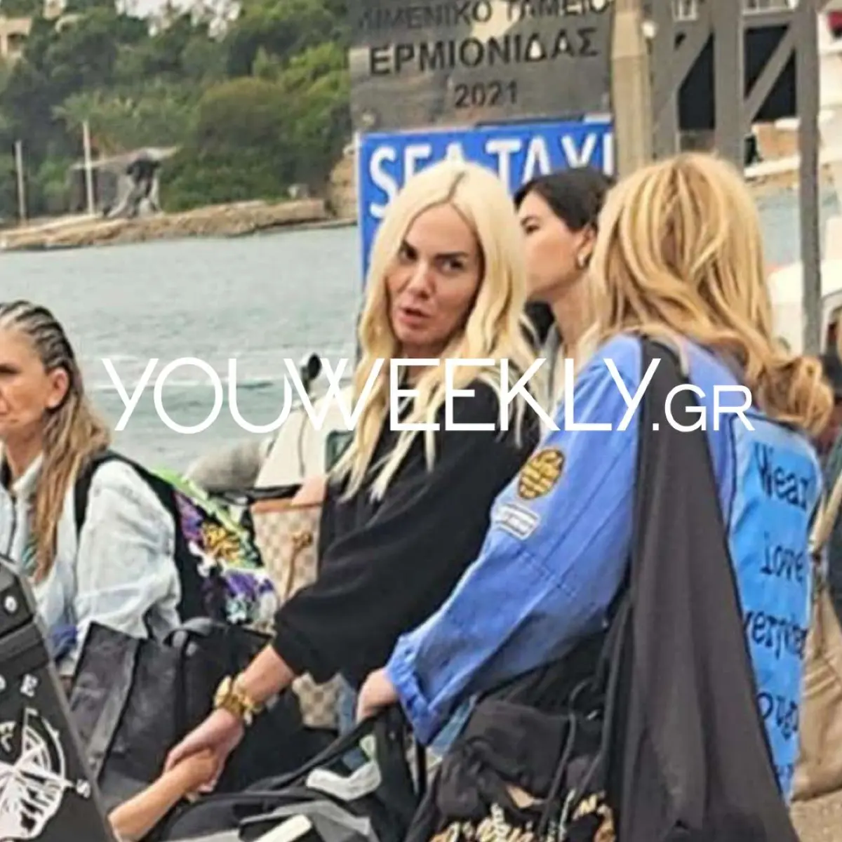 Ιωάννα Μαλέσκου με κόρη αποκλειστικό
