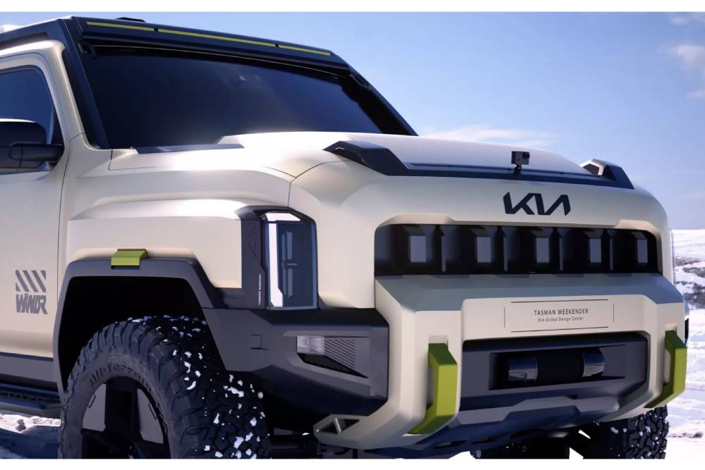 To θηριώδες Kia Tasman αντιμέτωπο με το Ranger Raptor