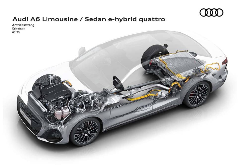 Νέα Audi A6 PHEV πάνε «στη μούγγα» ως 111 χλμ.