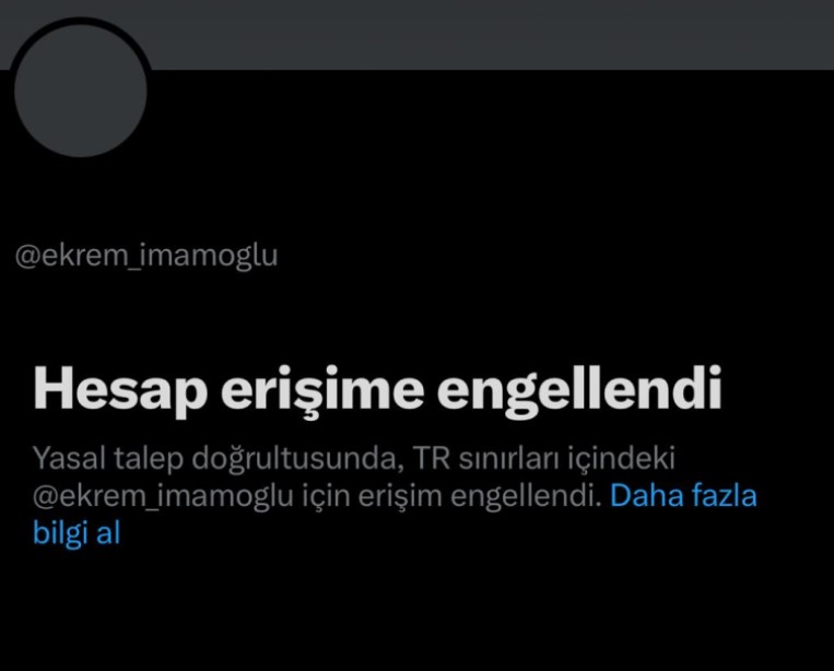Τουρκία: Μπλόκαραν τον λογαριασμό του Ιμάμογλου στο X