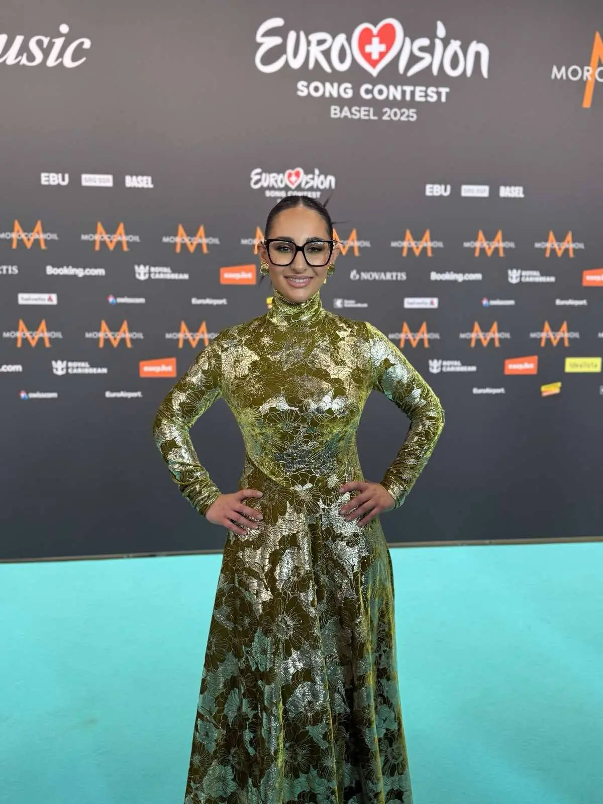 Η Klavdia στο Τιρκουάζ Χαλί της Eurovision