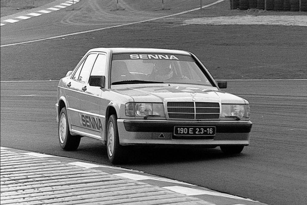 ayrton senna mercedes