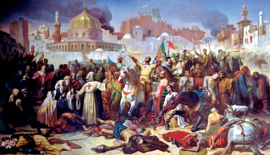 1097-1110: Η σταυροφορία κατά των αλλόθρησκων που κυριαρχούσαν στους Αγίους Τόπους