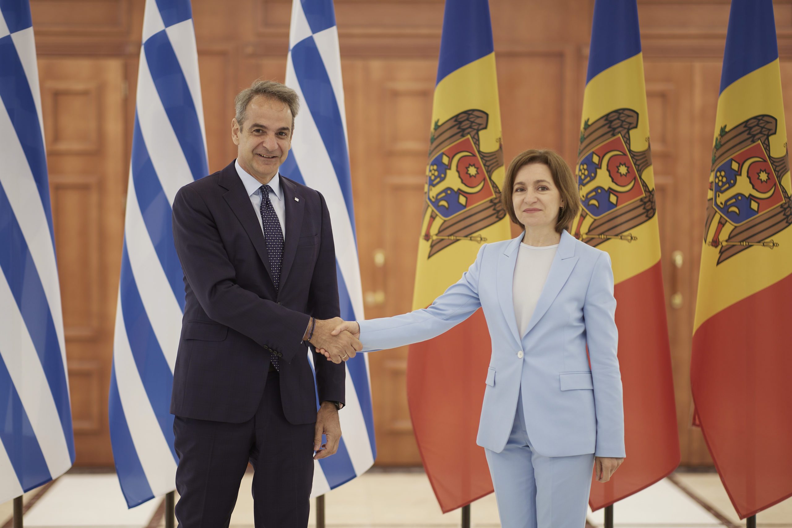 Μητσοτάκης: Κομβική για την ενεργειακή ασφάλεια της Ευρώπης η μεταφορά φυσικού αερίου από την Ελλάδα στη Μολδαβία και την Ουκρανία
