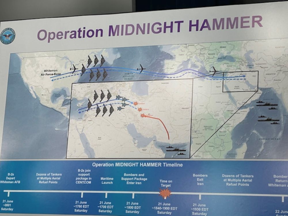 ΗΠΑ: Πώς η μυστική επιχείρηση «Midnight Hammer» κατέστρεψε τις πυρηνικές εγκαταστάσεις του Ιράν – Το χρονικό και τα όπλα που χρησιμοποιήθηκαν 2 ΗΠΑ: Πώς η μυστική επιχείρηση «Midnight Hammer» κατέστρεψε τις πυρηνικές εγκαταστάσεις του Ιράν – Το χρονικό και τα όπλα που χρησιμοποιήθηκαν