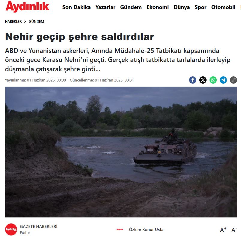 Immediate Response 25: Η επιχείρηση στη Θράκη που συγκλόνισε την Τουρκία – Δείτε εικόνες και βίντεο