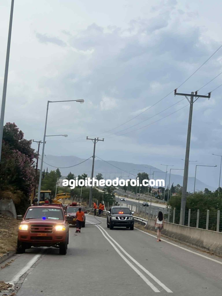 Σφοδρή κακοκαιρία και στους Αγίους Θεοδώρους Κορινθίας