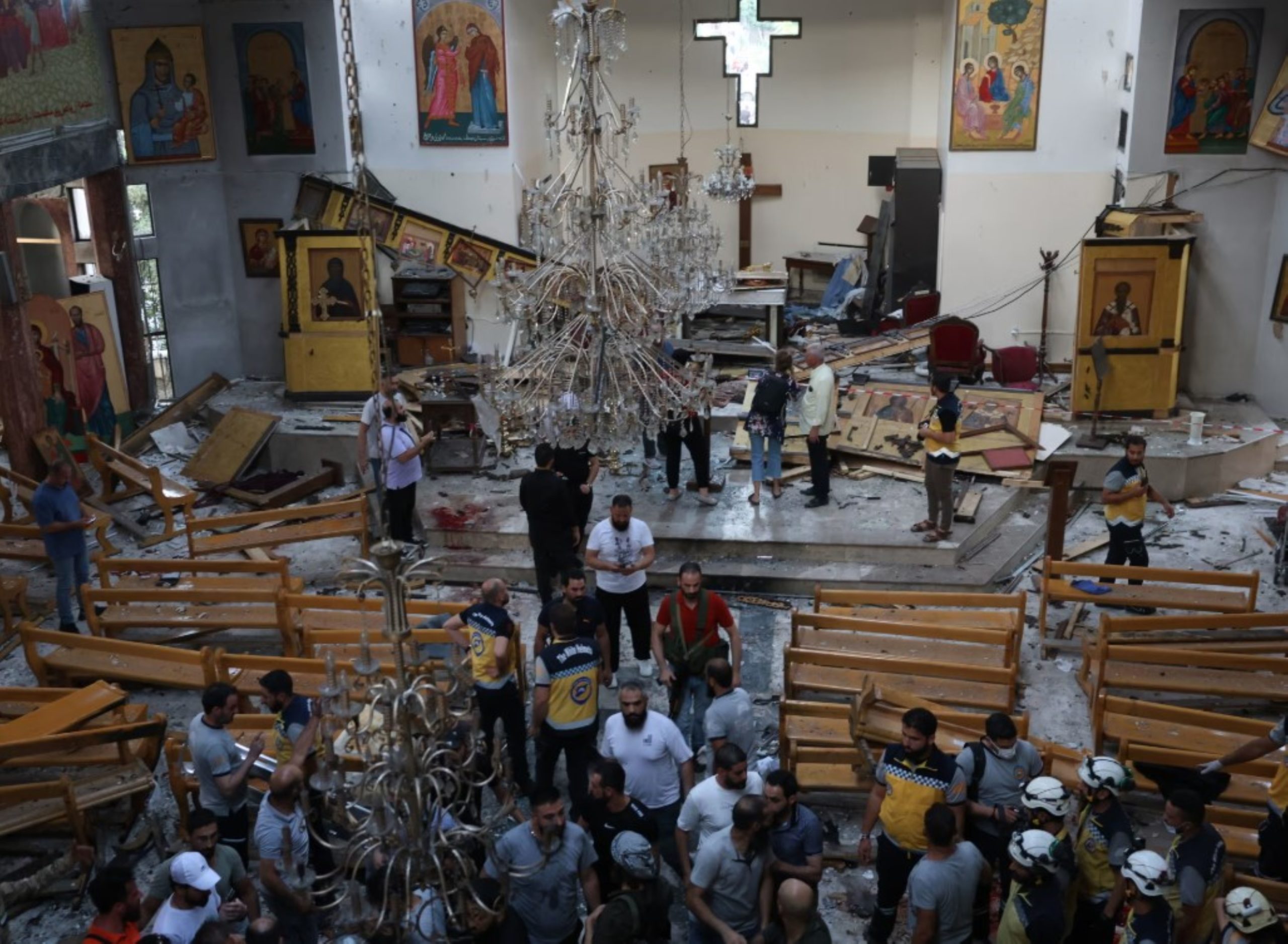 Δαμασκός: Στόχος βομβιστή καμικάζι η ελληνορθόδοξη εκκλησία του Αγίου Ηλία – 22 νεκροί και σοκαριστικές μαρτυρίες επιζώντων 4 Δαμασκός εκκλησία Αγίου Ηλία επίθεση
