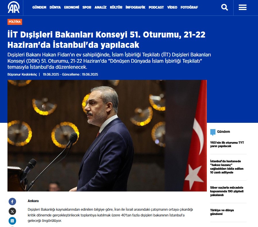 Πρακτορείο Anadolu: Ο Φιντάν θα θέσει θέμα παραβιάσεων των δικαιωμάτων της «τουρκικής μουσουλμανικής μειονότητας στην Δυτική Θράκη και του τουρκικού πληθυσμού στα Δωδεκάνησα»