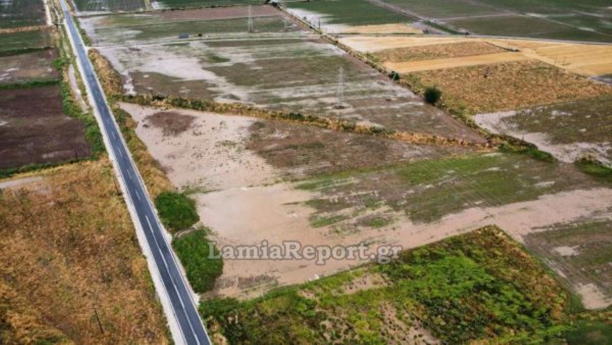 Καιρός: Τρομακτικό καταιγιδοφόρο νέφος σάρωσε τη Θεσσαλία – «Έπεσε το μεγαλύτερο χαλάζι τα τελευταία 30 χρόνια», λέει ο Θοδωρής Κολυδάς 2 Από την καταιγίδα στη Λαμία, πλημμύρισαν πολλά χωράφια